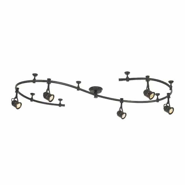 hampton-bay-ec6827bk-10-ft-5-light-black-flexible-track-lighting-starter-kit