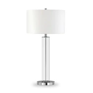 Meyer&Cross TL0183 Harlow 29 in. Polished Nickel and Clear Glass Table Lamp
