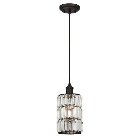 westinghouse-6338400-sophie-1-light-oil-rubbed-bronze-mini-pendant-with-crystal-prism-shade