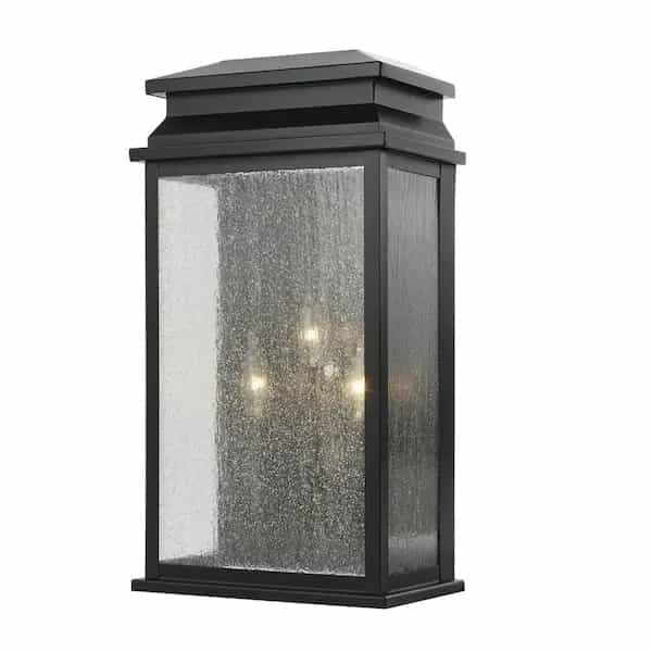 home-decorators-collection-kb37704-sirrine-3-light-black-hardwired-outdoor-wall-lantern-sconce-with-seeded-glass