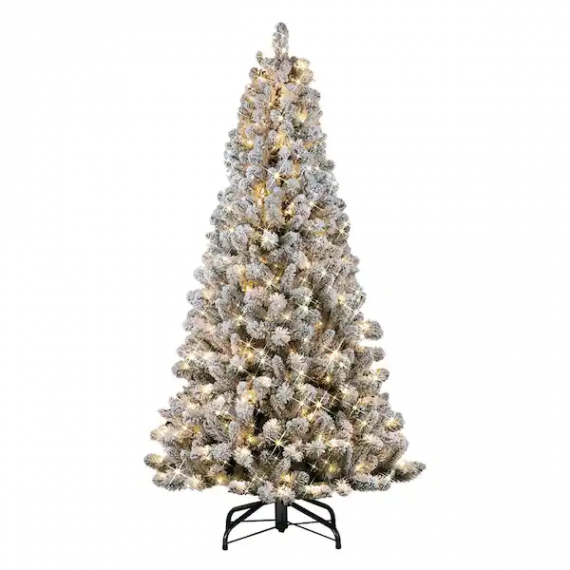 puleo-international-253-0998-tf65c3-6-5-ft-pre-lit-flocked-virginia-pine-artificial-christmas-tree
