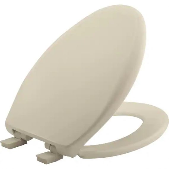 bemis-1203slow-006-affinity-never-loosens-slow-close-easy-clean-elongated-plastic-toilet-seat-in-bone