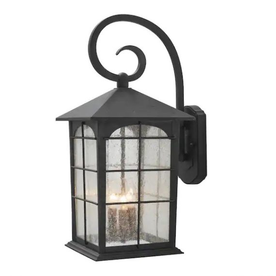 home-decorators-collection-hb7103-151-brimfield-22-in-3-light-aged-iron-hardwired-outdoor-wall-lantern-sconce-with-clear-seedy-glass