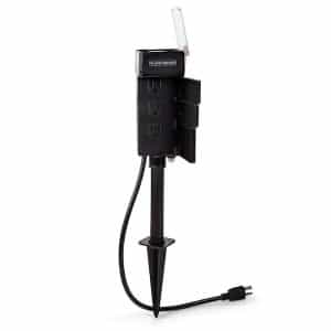 BLACK+DECKER BDXPA0032 Garden Stake 6 Grounded Outlets Tools Timer Waterproof Outlet Timer for Lights