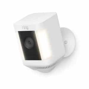 Ring B09JZ5BG26 Spotlight Cam Plus, Battery - White
