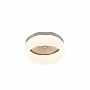 Home Decorators Collection 20746-001 7.85 in. 12-Watt Brushed Nickel Integrated LED Ceiling Flush Mount