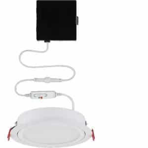 Commercial Electric 91481 Slim Directional 6 in. Color Selectable New Construction and Remodel Canless Recessed Integrated LED Kit