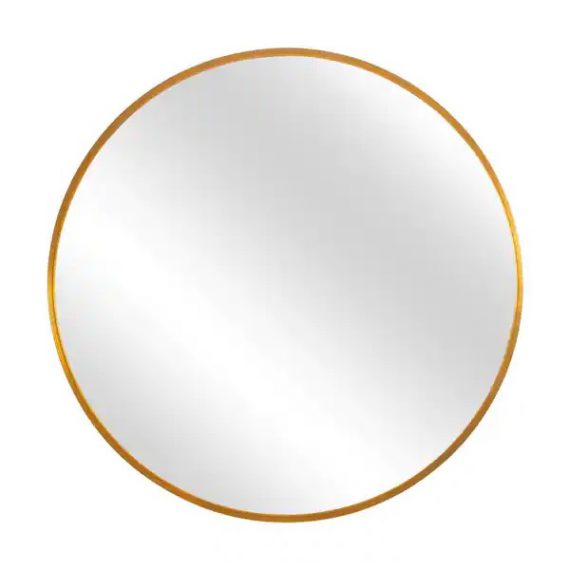 neutype-suus-lhj-m70y-g-s097-28-in-h-x-28-in-w-aluminum-alloy-framed-medium-round-gold-classic-accent-mirror