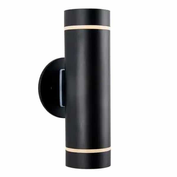 artika-amp101-ccabl-c7-black-modern-cylinder-indoor-outdoor-hardwired-garage-and-porch-light-wall-lantern-sconce