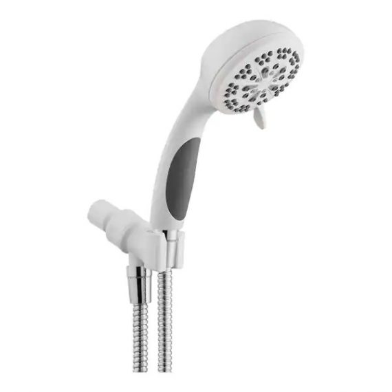 glacier-bay-1006-309-550-6-spray-patterns-with-1-8-gpm-3-8-in-tub-wall-mount-handheld-shower-head-in-white