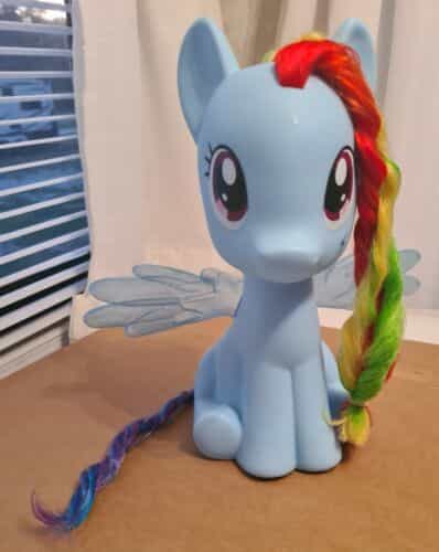 My Little Pony Rainbow Dash 11″ tall Blue HASBRO MLP Just Play – OSB