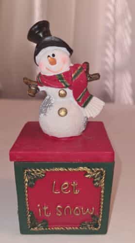 Snowman Trinket Box   UTVL