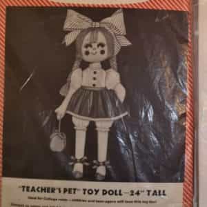 Soft Doll Kit Teacher’s Pet Doll 24” 5117 NOS Sears Vintage