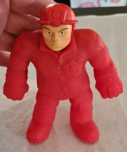Stretch Force Fireman Fire Fighter Stretchable Pull Toy Action Figure ORL