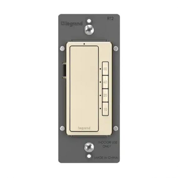 Legrand RT2LACCV4 radiant 4 Button 60Minutes, 40Minutes, 20Minutes