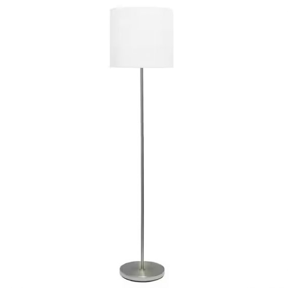 simple-designs-lf2004-wht-57-in-white-brushed-nickel-drum-shade-floor-lamp