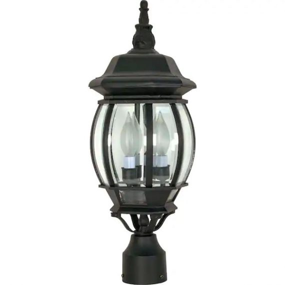 glomar-hd-899-3-light-outdoor-textured-black-post-lantern