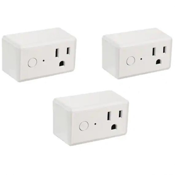 feit-electric-plug-wifi-3-rp-15-amp-indoor-alexa-google-assistant-compatible-plug-in-smart-wi-fi-single-outlet-wall-plug-no-hub-required-3-pack