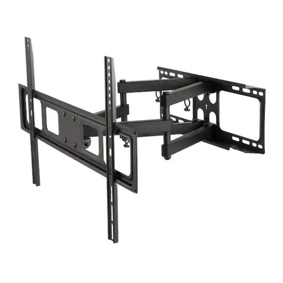 promounts-oma6401-large-articulating-full-motion-tv-wall-mount-for-37in-85in-tvs-up-to-88lbs-fully-assembled-with-cable-management