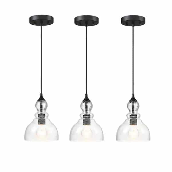 hukoro-f82253-50q-1-light-kitchen-island-teardrop-seeded-glass-pendant-with-matte-black-finish-3-pack