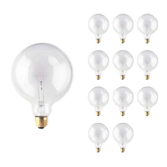 bulbrite-861133-60-watt-g40-clear-dimmable-warm-white-light-incandescent-light-bulb-12-pack