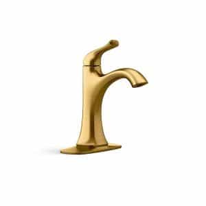 KOHLER K-R28795-4D-2MB Sundae Single Handle Single Hole Bathroom Faucet in Vibrant Brushed Moderne Brass