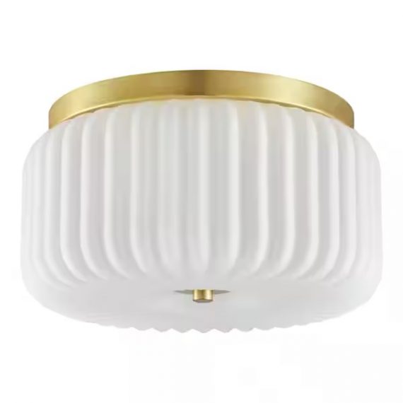 home-decorators-collection-hd-1952-agb-i-caroline-11-in-2-light-aged-brass-flush-mount-with-frosted-glass-shade