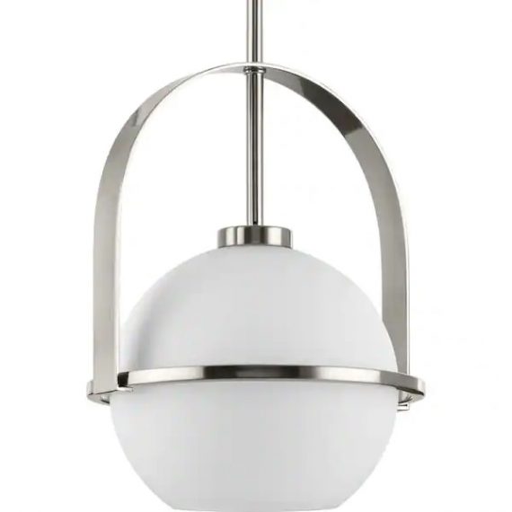 progress-lighting-p500358-009-delayne-collection-12-37-in-1-light-brushed-nickel-pendant-light-with-etched-opal-shade-modern-for-kitchen