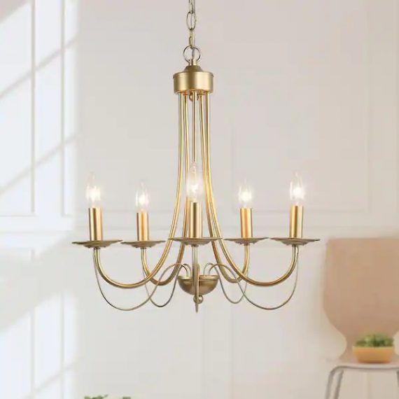 lnc-uabiezhd13580g6-18-5-in-gold-chandelier-5-light-modern-candlestick-empire-kitchen-dining-living-room-hanging-ceiling-light