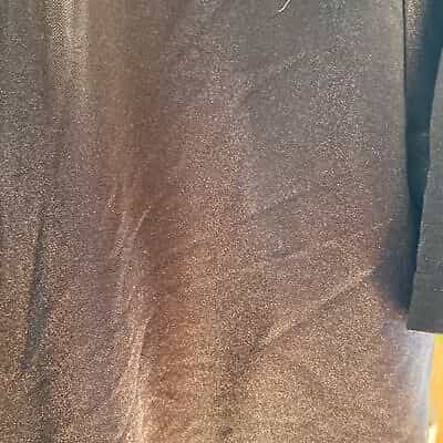 only-necessities-short-sleeve-black-button-down-blouse-size-medium