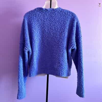 free-people-fuzzy-long-sleeve-periwinkle-sweater-size-xs