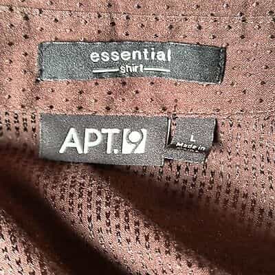apt-9-essential-short-sleeve-shirt-dark-brown-size-large