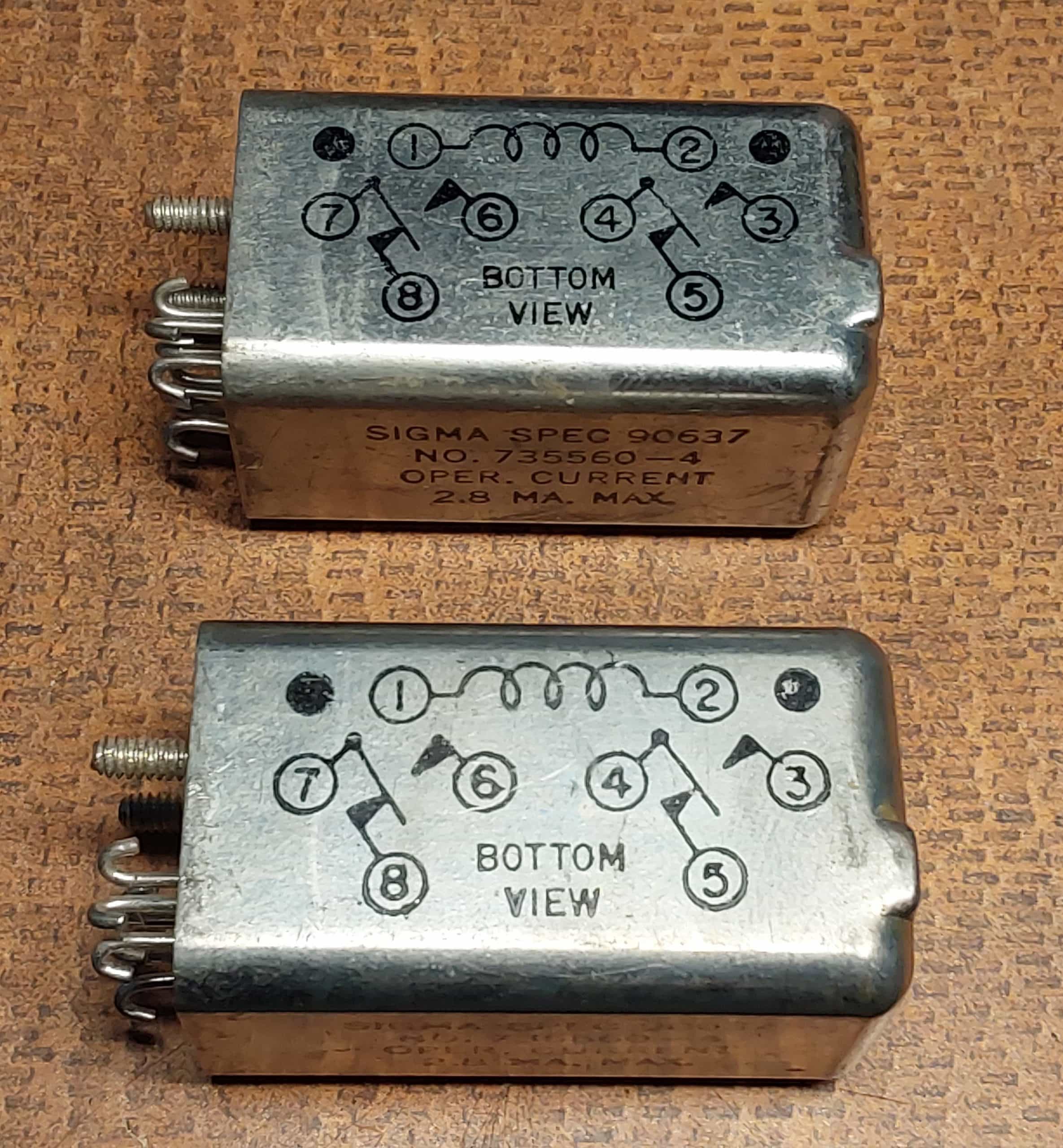 sigma-90637-relay-735560-4-lot-of-2-z1