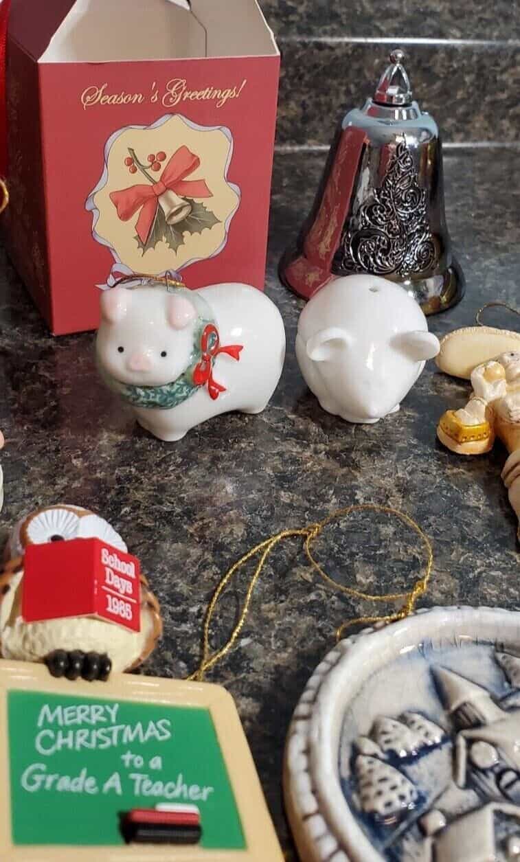 lot-of-christmas-ornaments-some-vintage-11-pieces-incl-hallmark-kurt-adler-etc