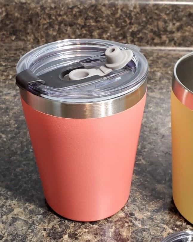 8.5 Oz Tumblers Set Of 2 Toddler Tumblers Go Cups Salmon And Yellow