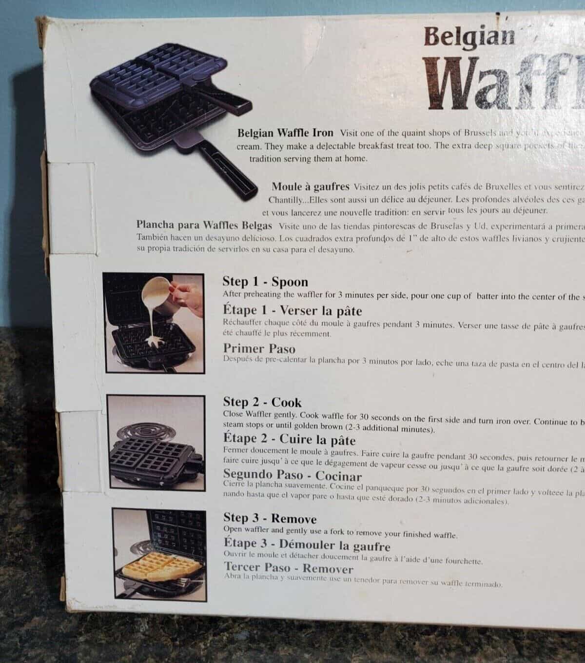 Nordic Ware Cast Aluminum Stovetop Belgian Waffler In Good Condition