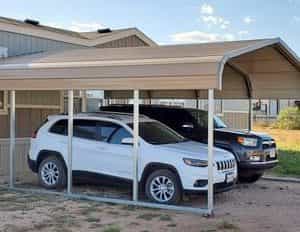 CA 18x20x6 Steel Carport