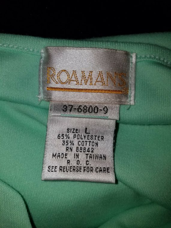 roamans-cotton-blend-v-neck-tee-spring-green-size-large