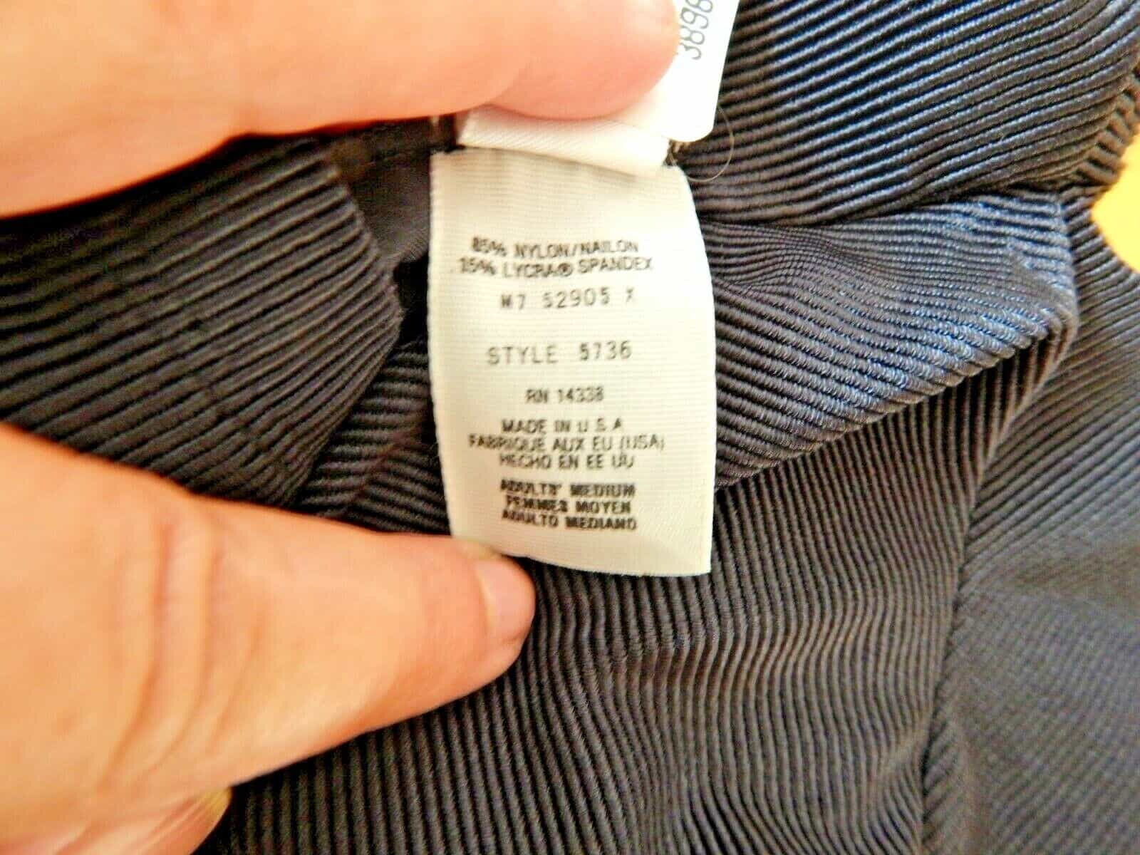 dance-france-black-ribbed-crop-top-orange-crystal-embellishments-size-medium