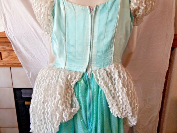 vintage-dress-costume-princess-blue-size-medium