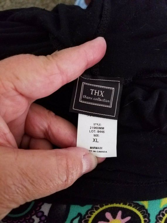 thx-womens-black-cardigan-sweater-size-xl
