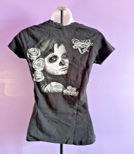 day-of-the-dead-tee-shirts-by-complex-size-small-v-neck-cap-sleeves-black
