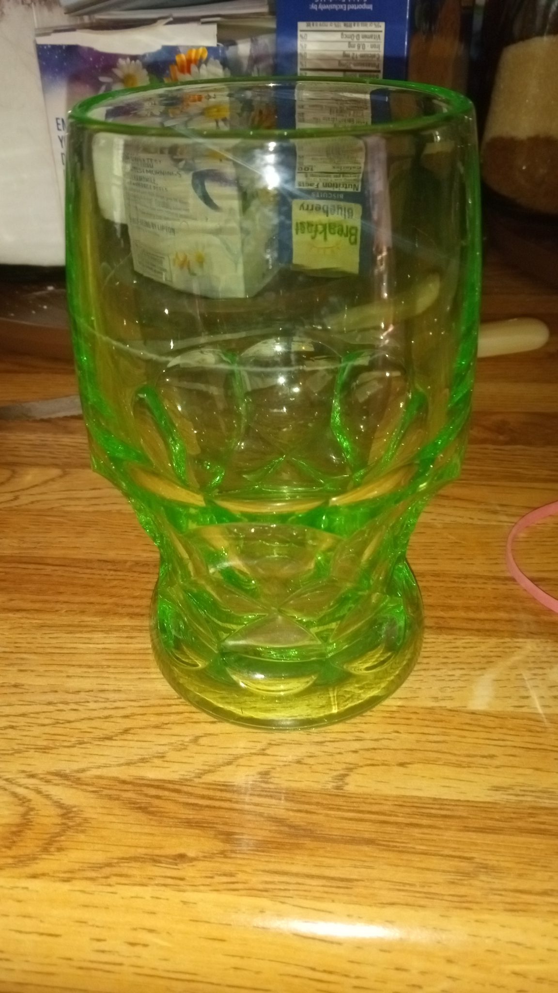 Vintage Vaseline glass