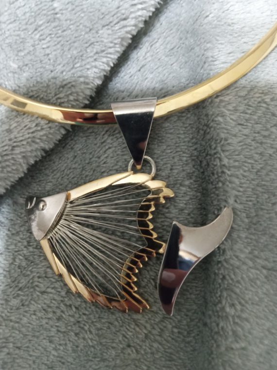 vintage-fish-choker-necklace