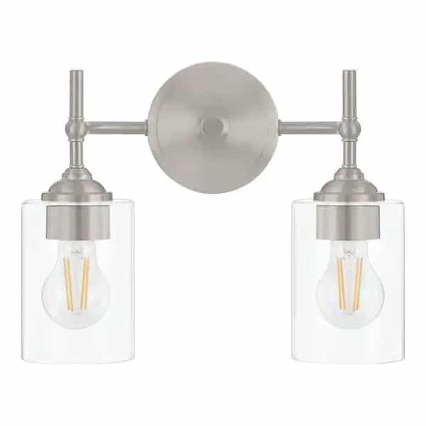 Home Decorators Collection 40172HBO Ayelen 13.5 in. 2Light Brushed