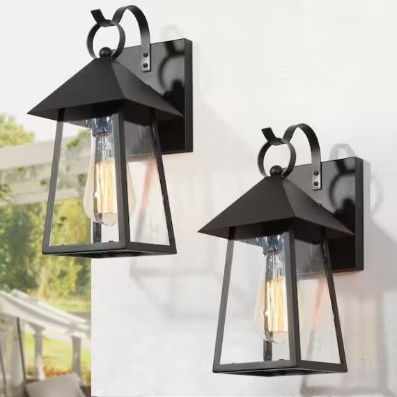 uolfin-628y7rjibva736d-modern-cage-outdoor-wall-light-1-light-black-outdoor-wall-lantern-sconce-light-with-seeded-glass-shade-2-pack