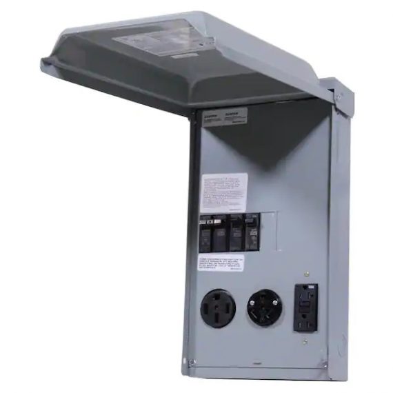 ge-ge1lu532ss-rv-panel-with-50-amp-and-30-amp-rv-receptacles-and-a-20-amp-gfci-receptacle