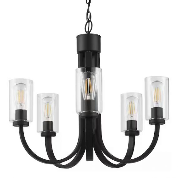 hampton-bay-ehd82620-1-5-mb-kendall-manor-5-light-matte-black-dining-room-chandelier-with-clear-glass-shades