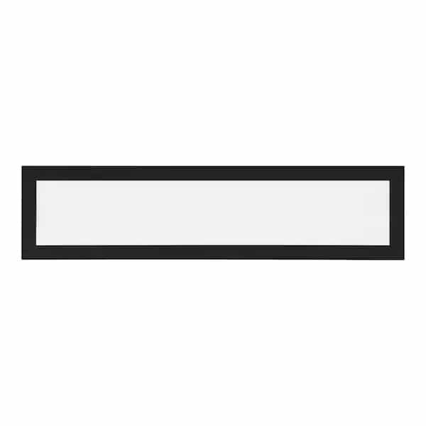 Hampton Bay 59061BK Straston 24 in. 1Light Black LED Adjustable