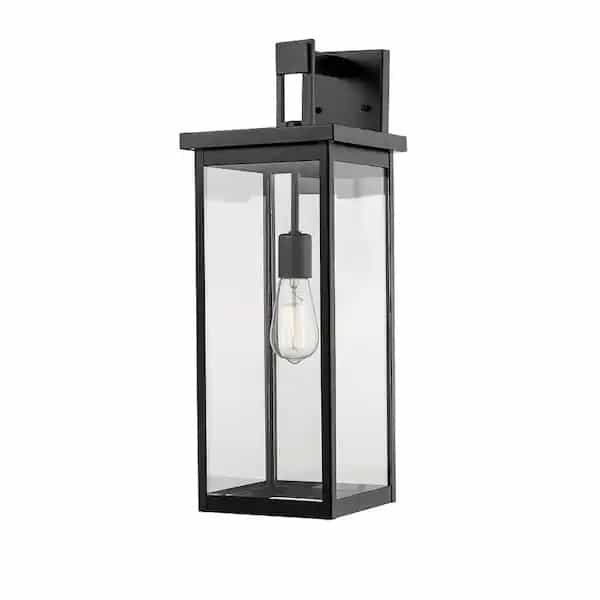 millennium-lighting-2602-pbk-22-in-1-light-powder-coat-black-outdoor-wall-light-sconce-with-clear-glass